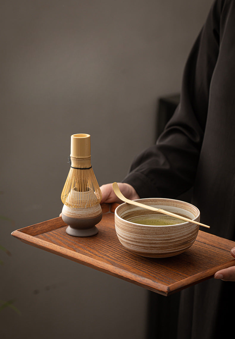 Gohobi Classic Ceramic Bowl Matcha Set