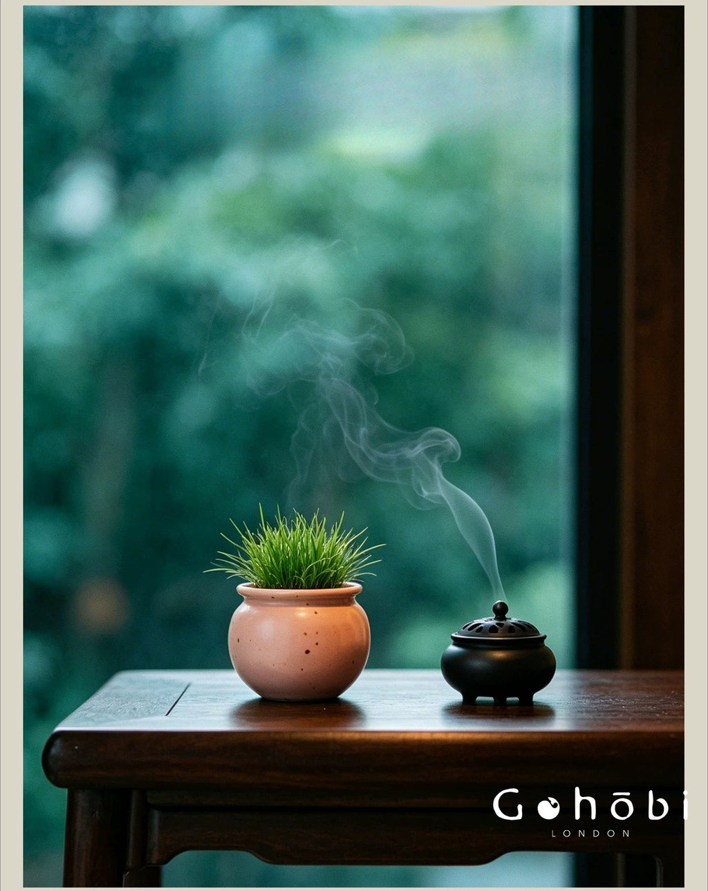 Gohobi Japanese Ikebana Mini Ceramic Vase – Jingdezhen Wabi-Sabi Desktop Flower Vase