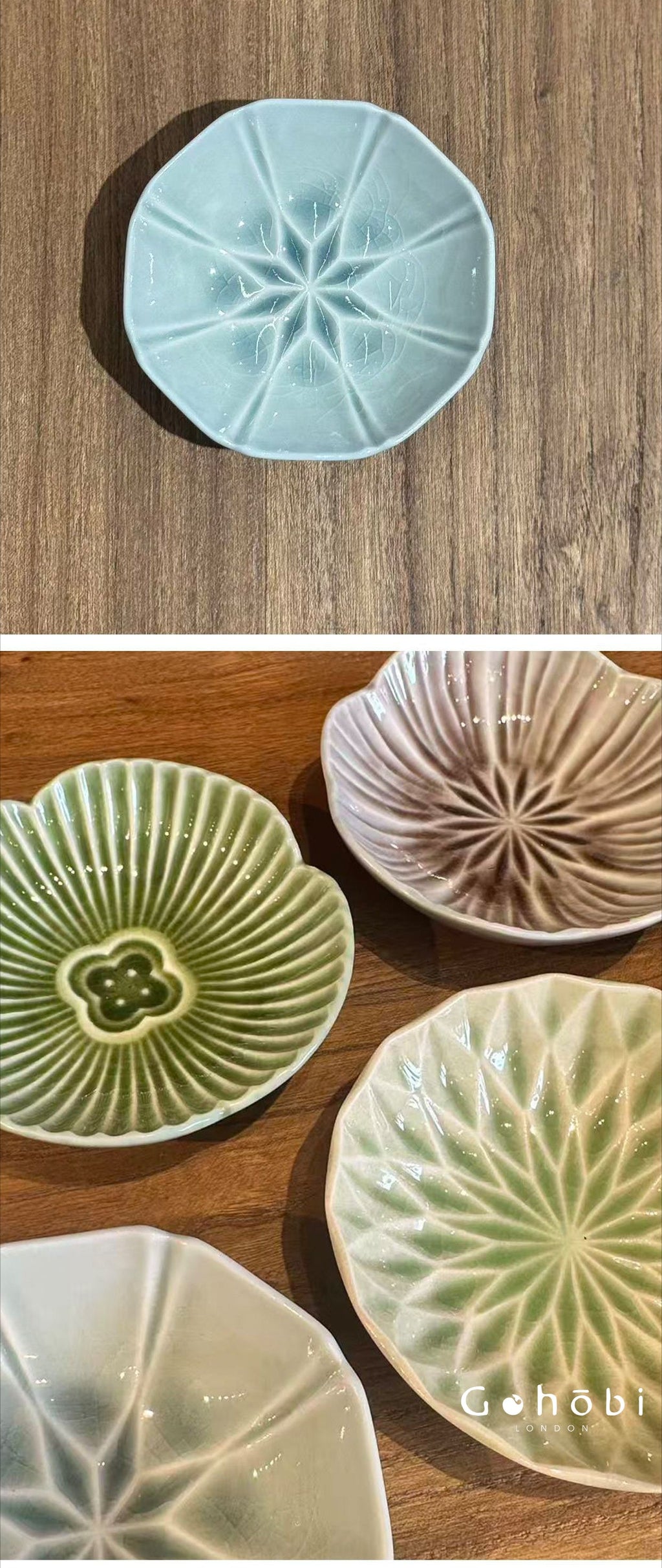 Gohobi Japanese Mino-yaki Ice Crack Small Plate [Made in Japan] – Sauce & Dipping Dish