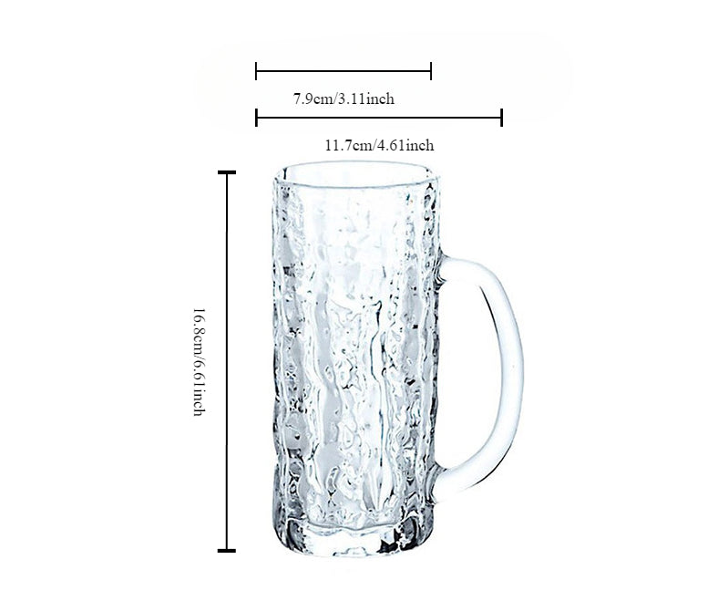 Gohobi Japanese Sasaki Crystal Beer Mug [Made In Japan]