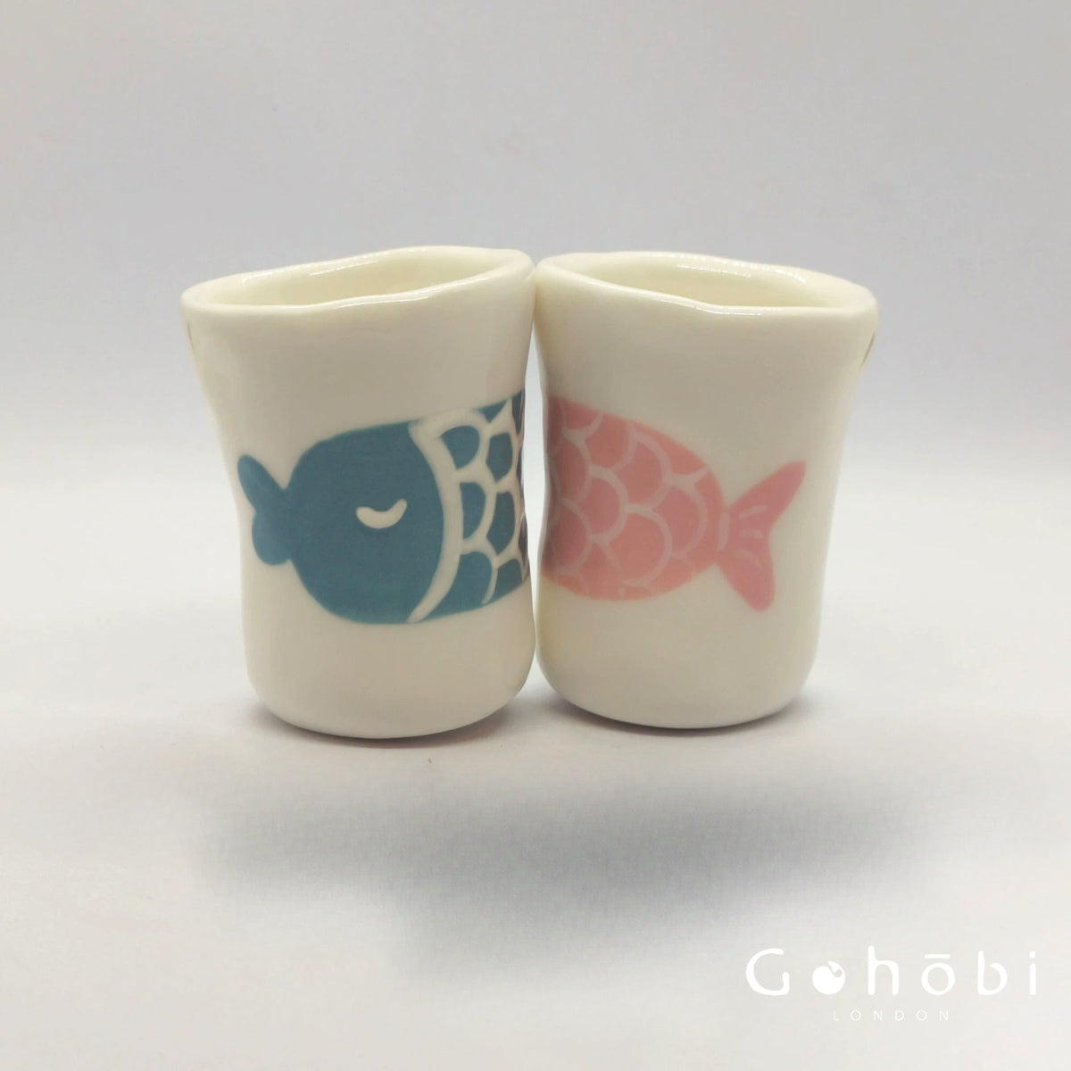 Gohobi x Little Diary Hand-Painted Fish Ceramic Coffee Cup