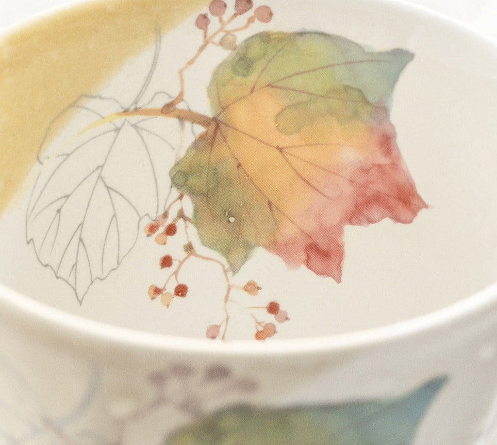 Gohobi Japanese Flowers Mug Coffee Cup [Made In Japan]