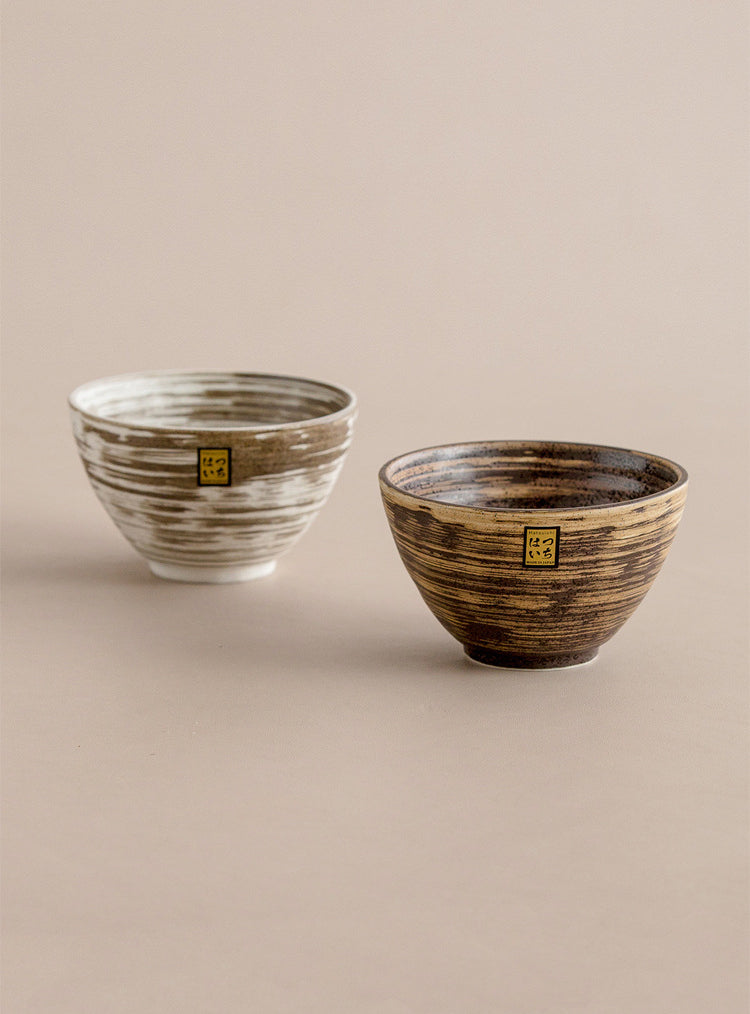 Gohobi Minoya Shino Glaze Hat Bowl [Made in Japan]