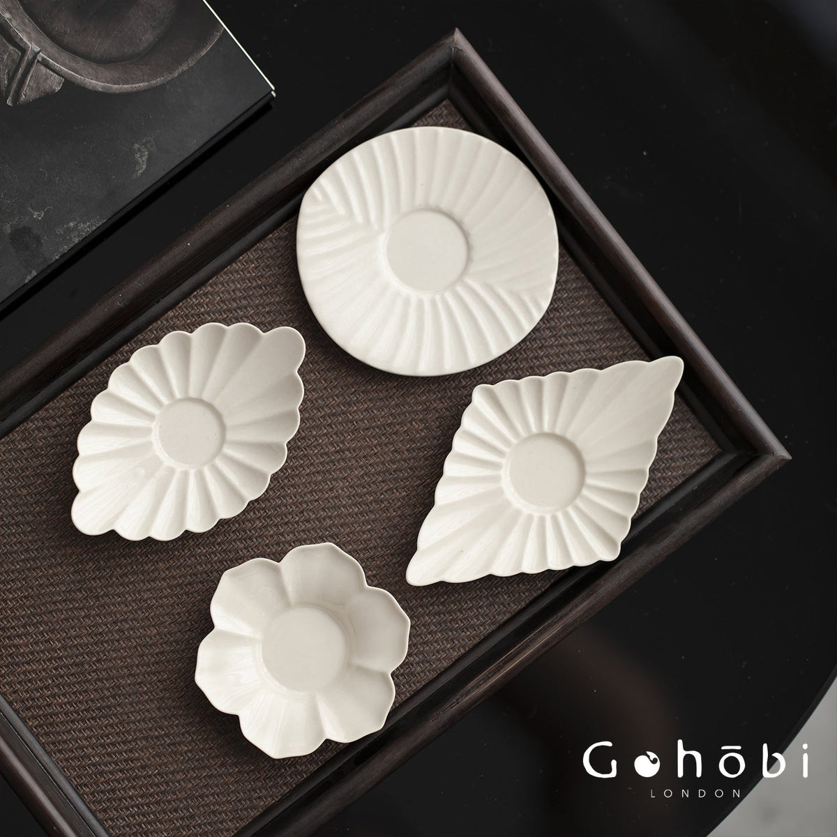 Gohobi Ceramic Coaster – Heat Insulation Tea Cup Holder