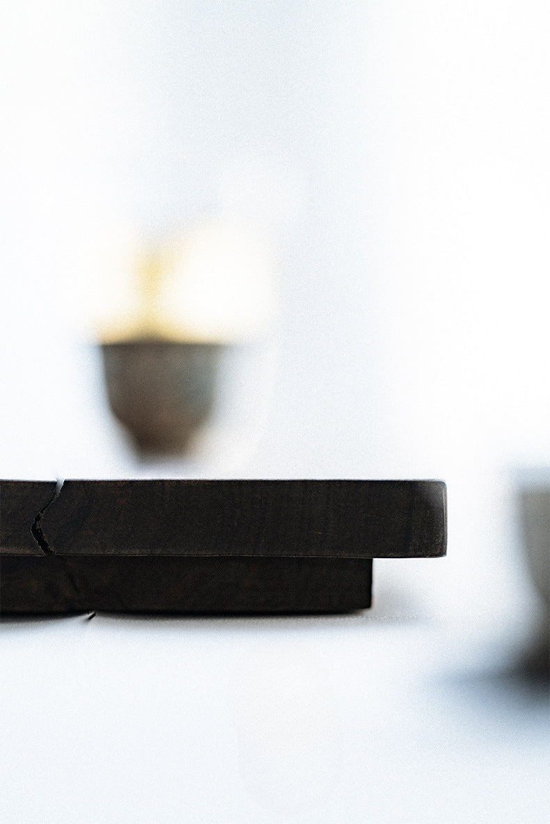 Gohobi Japanese-style Wabi-Sabi Black Walnut Serving Tray 011