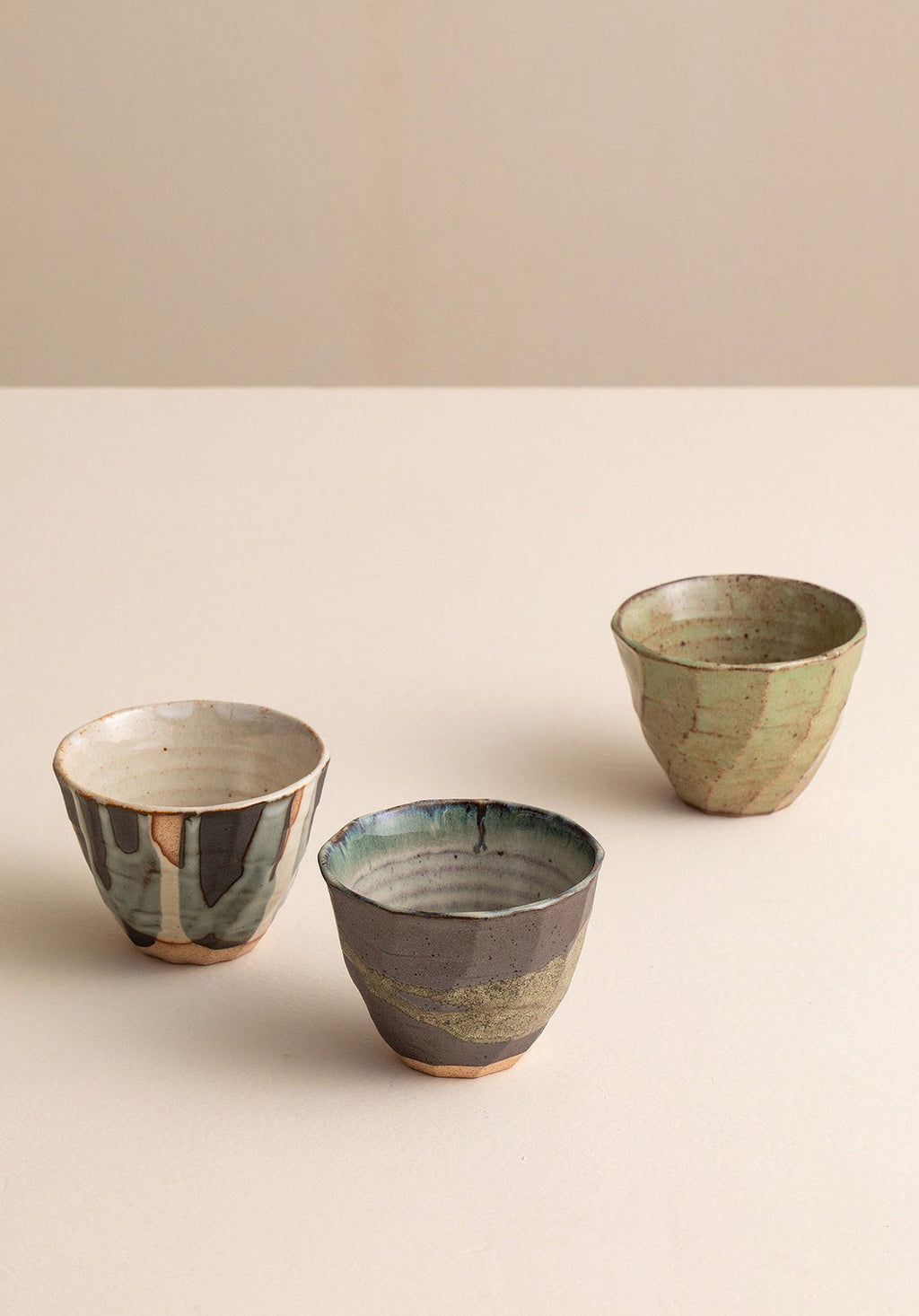 Gohobi Japanese Minoyaki Retro Coarse Pottery Teacup – Wabi Sabi Handmade Ceramic Master Cup | Made in Japan