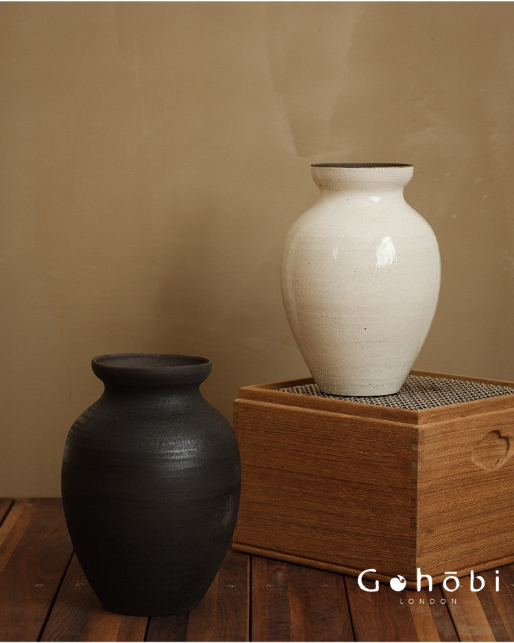 Gohobi Japanese-style Wabi Sabi Handmade Zen Large Vase 011