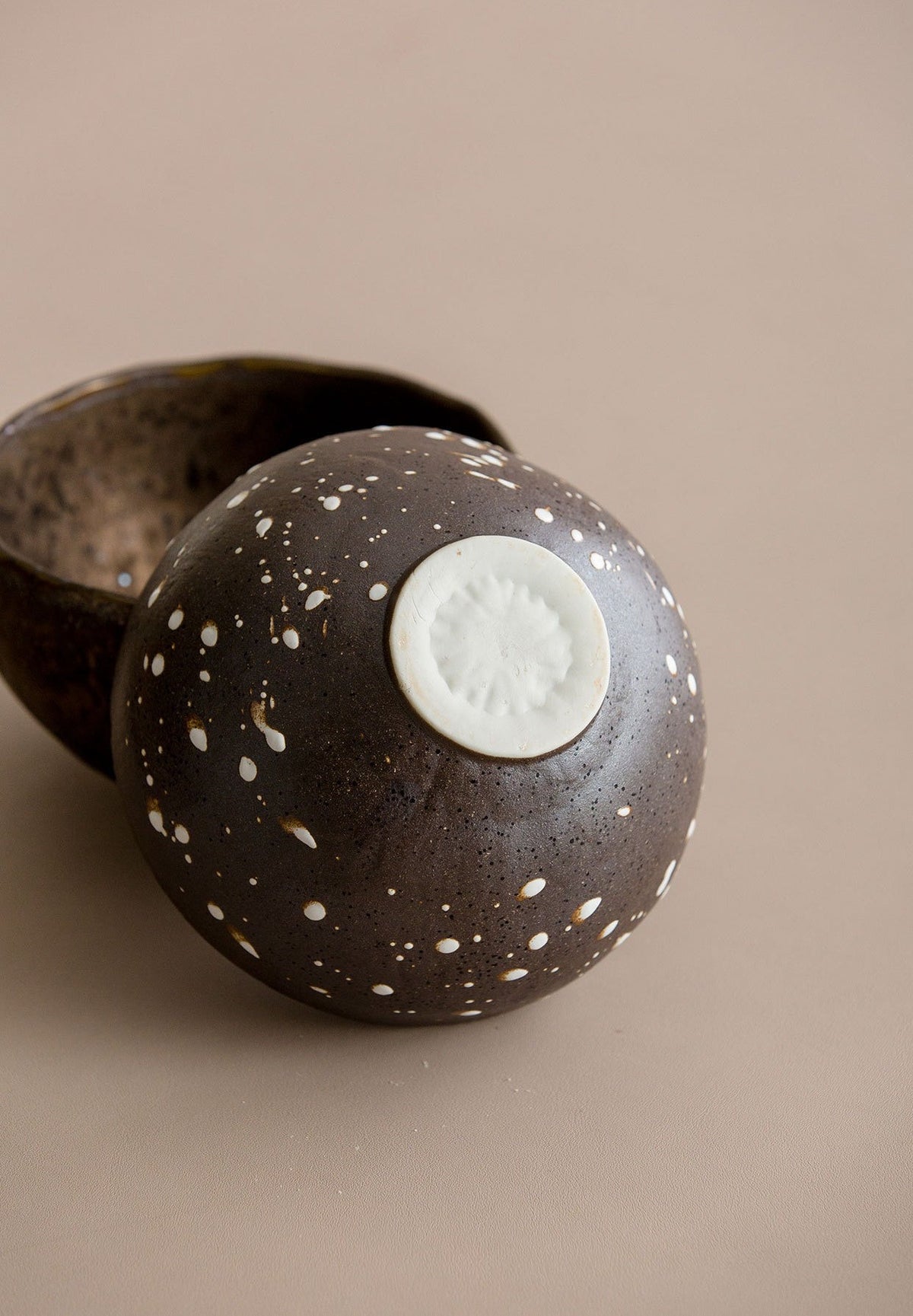 Gohobi Japanese Minoyaki Coarse Pottery Rice Bowl – Wabi Sabi Handmade Soup Bowl | Made in Japan