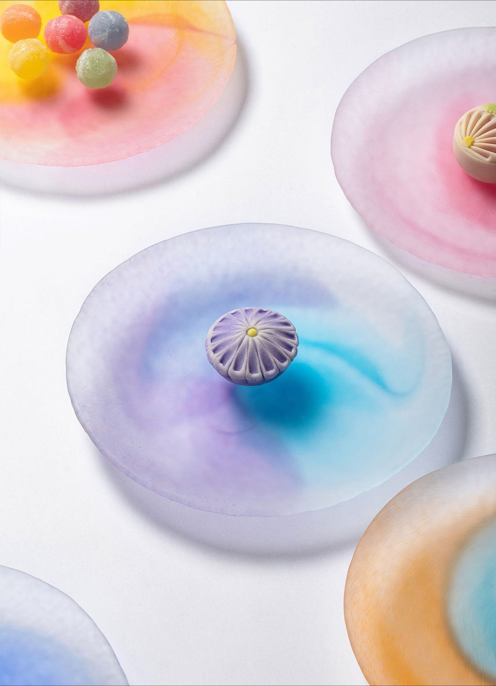 Gohobi Japanese Colourful Monet Plate [Made In Japan]