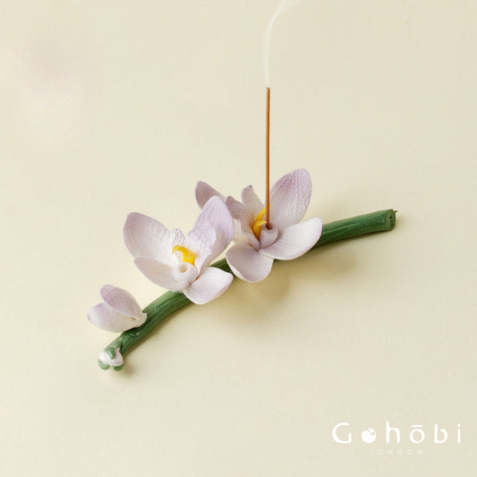 Gohobi Handmade Floral Incense Holder 006 - Magnolia