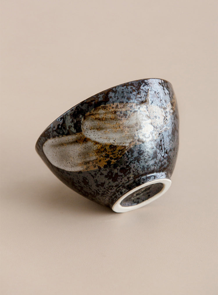 Gohobi Minoya Shino Glaze Hat Bowl [Made in Japan]