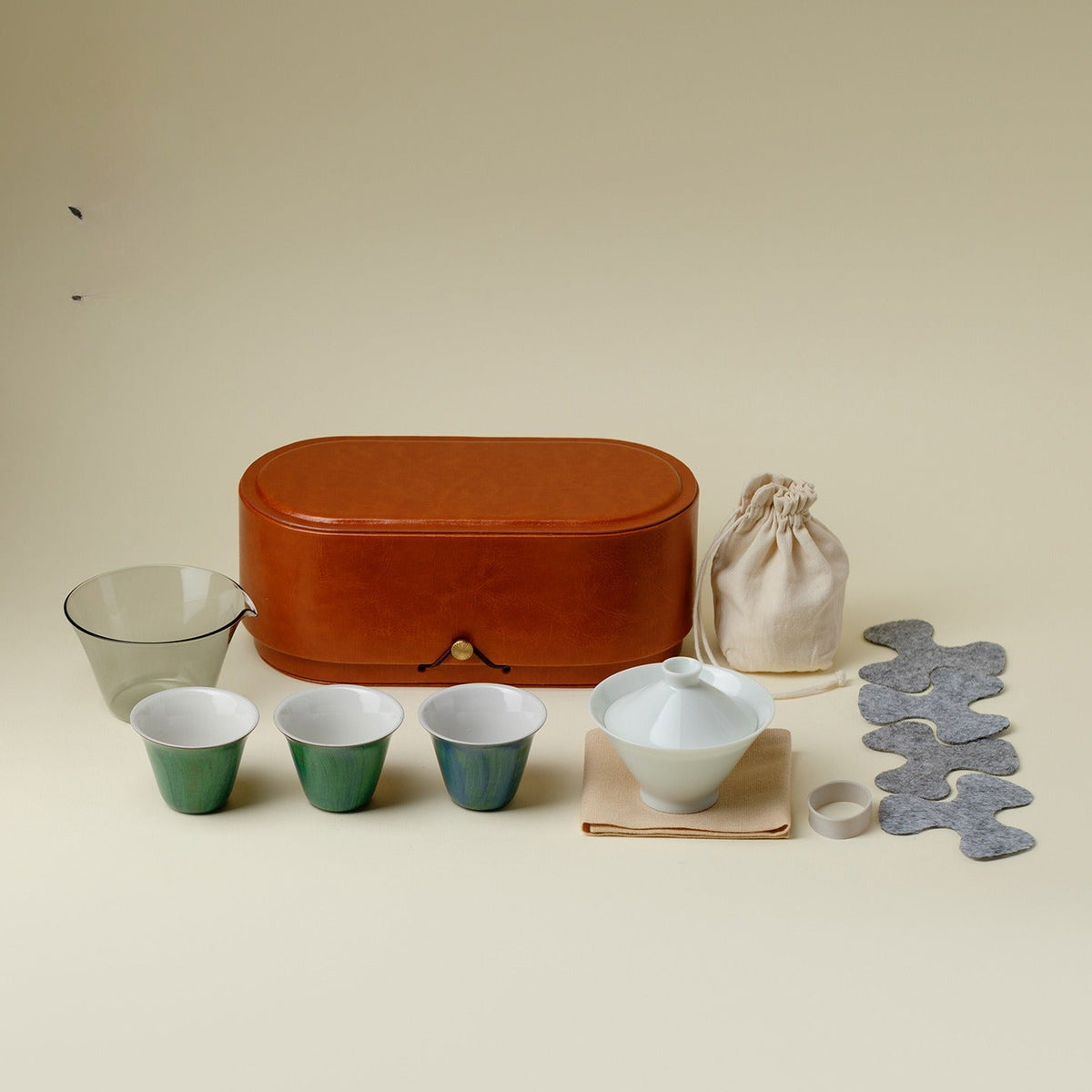 Gohobi Douli Gaiwan Travel Tea Set