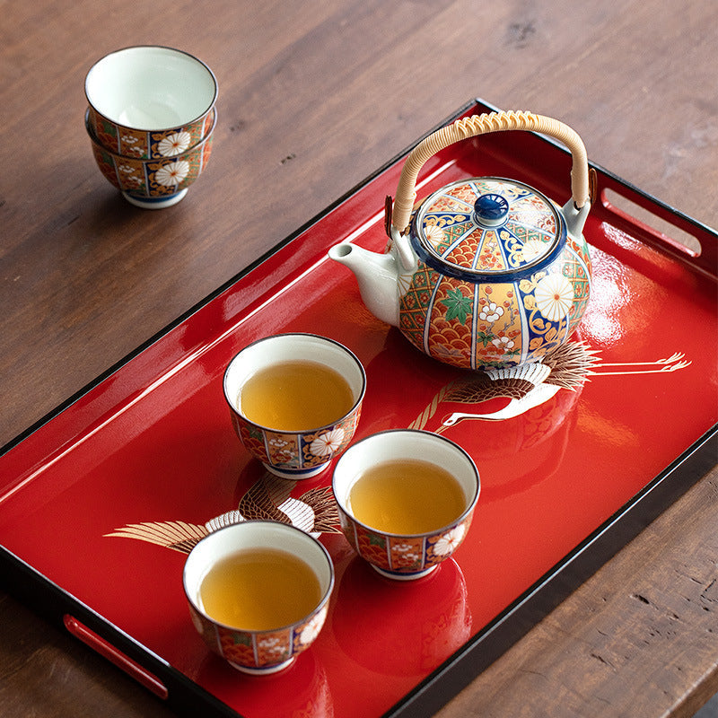 Gohobi Japanese Ancient Imari Tea Set [Made In Japan]