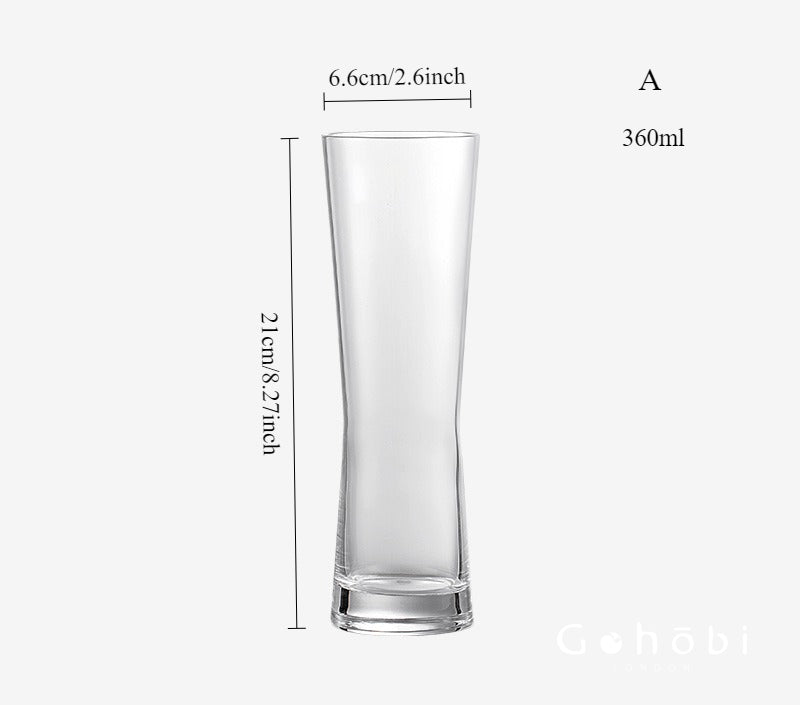 Gohobi Japanese Toyo Sasaki Shuying Beer Glass [Made in Japan]