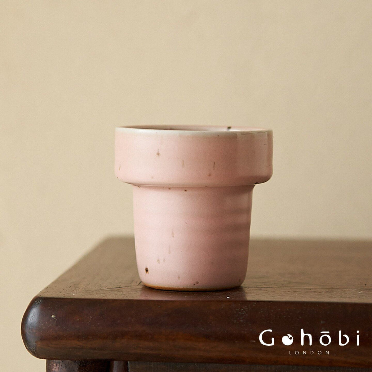Gohobi Japanese Ikebana Mini Ceramic Vase – Jingdezhen Wabi-Sabi Desktop Flower Vase