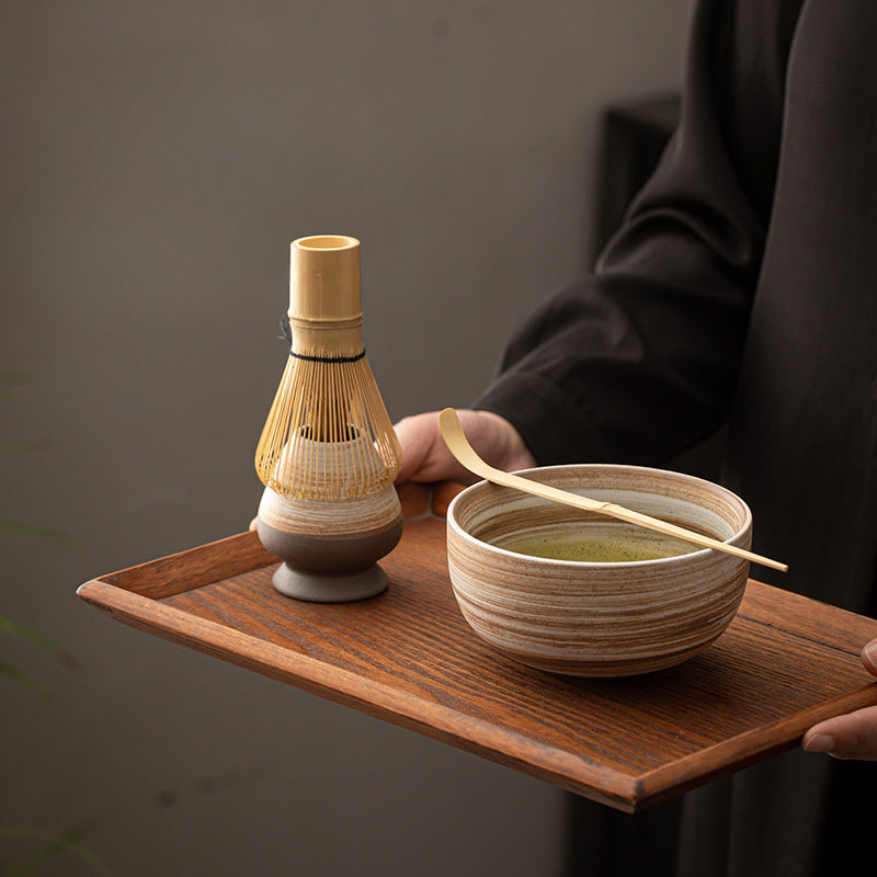 Gohobi Classic Ceramic Bowl Matcha Set