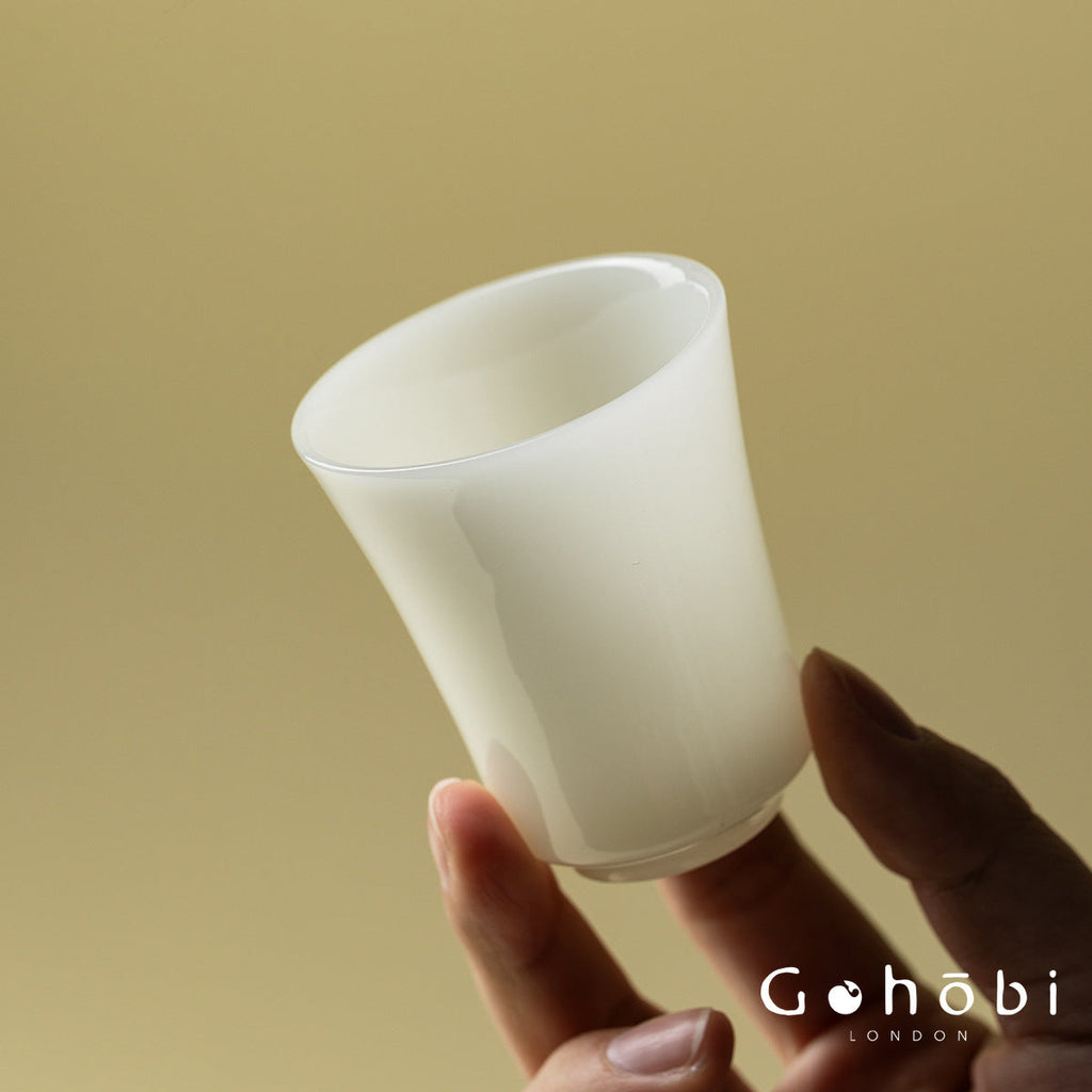 Gohobi Ice Jade Porcelain Teacup – Dehua White Porcelain Gongfu Master Cup