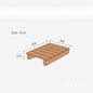 Gohobi Handmade Solid Wood Tatami Floor Platform – Japanese Style Red Oak & Black Walnut Bay Window Seating | FSC Certified Furniture