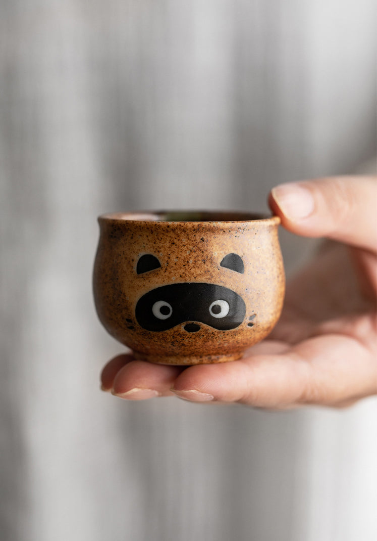 Gohobi Japanese Raccoon Sake Set Tea Set [Made In Japan]