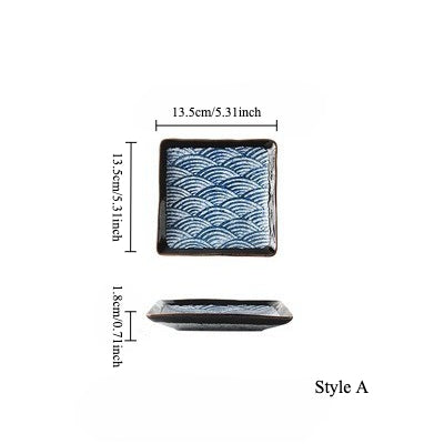 Gohobi Wave Pattern Rectangular Plate