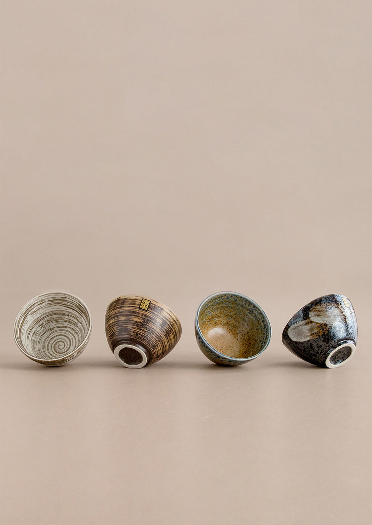 Gohobi Minoya Shino Glaze Hat Bowl [Made in Japan]