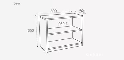 Gohobi Handmade Solid Wood Display Cabinet – Studio Storage Display Collection Cabinet | FSC Certified Furniture