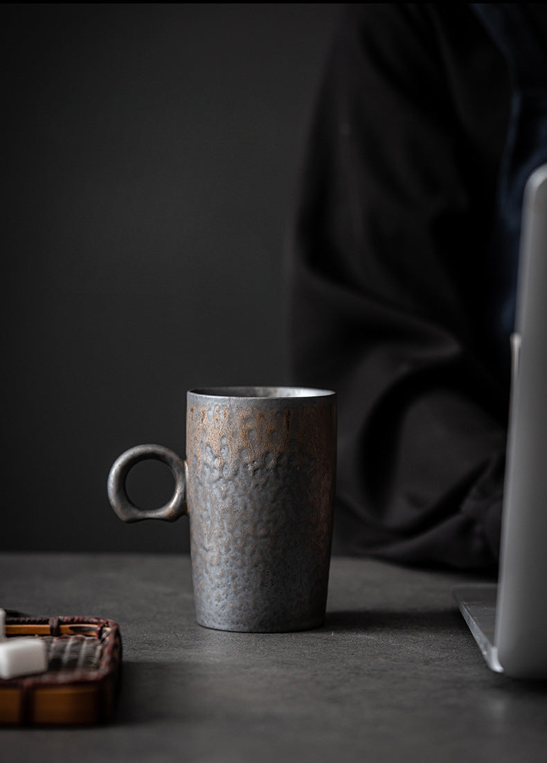 Gohobi Handmade Metallic Glaze Ceramic Mug (280-300ml)