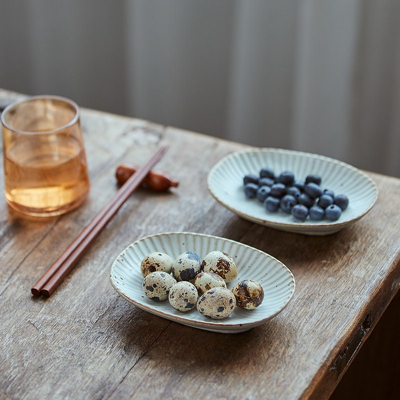 Gohobi Ceramic plate Gongfu tea Kung fu tea Japanese style tableware