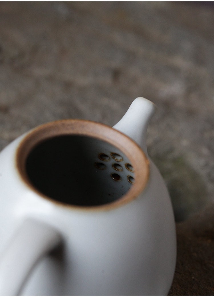 Gohobi Hand-painted Magnolia Teapot Ceramic Chinese Gongfu tea Kung fu tea Japanese Chado