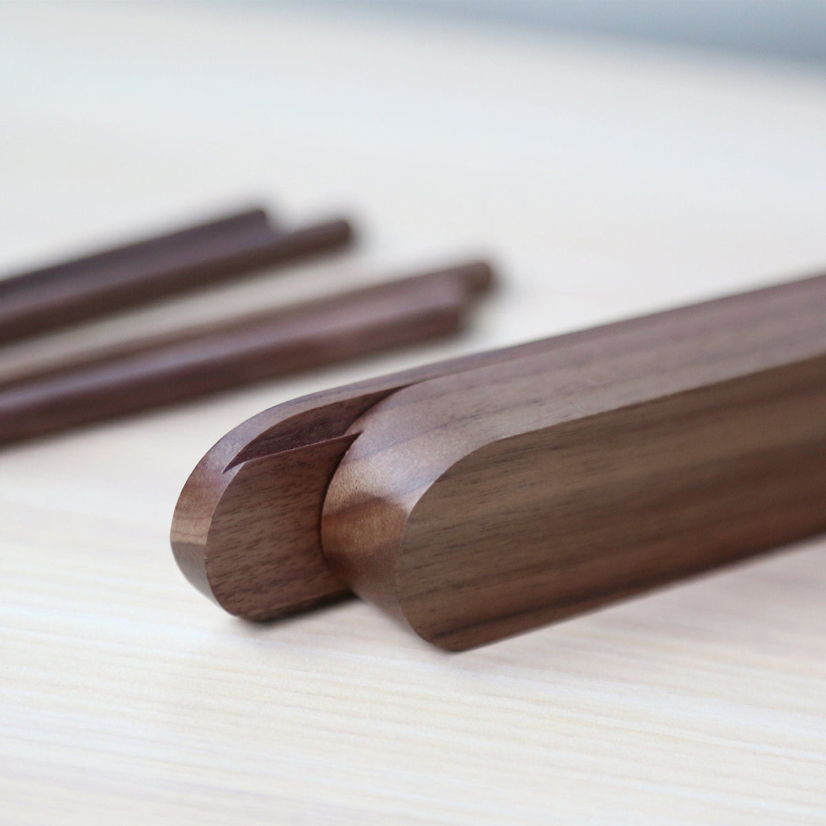 Gohobi A set of walnut chopsticks and box Chinese Japanese chopsticks oriental Gift ideas Table utensils