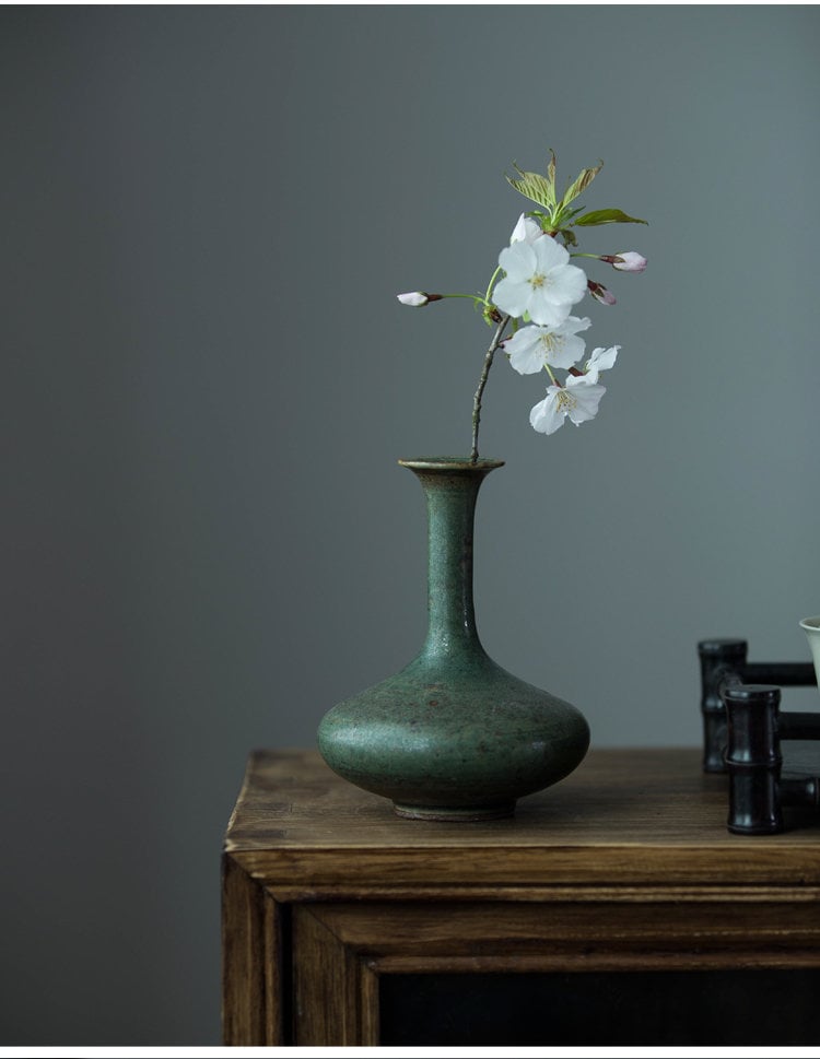 Gohobi Handmade ceramic zen vases table decoration house warming gift Japanese vintage style