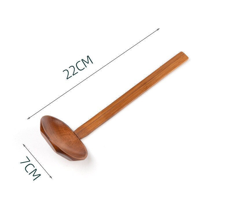 Gohobi Wooden soup spoon pho spoon Japanese Chinese large spoon oriental utensil ramen spoon