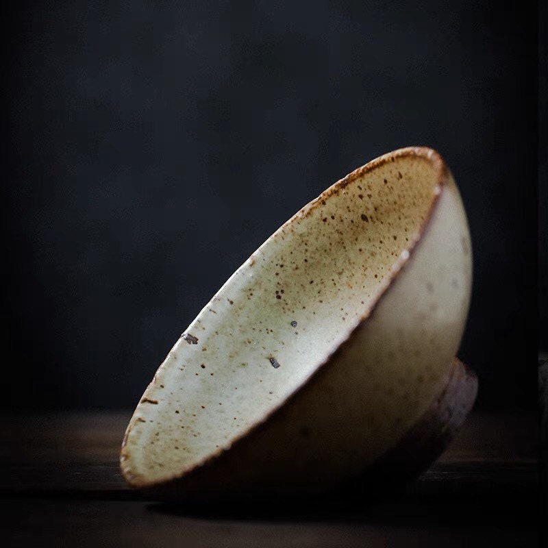 Gohobi handmade ceramic bowl rice bowl  tea Japanese style tableware stoneware