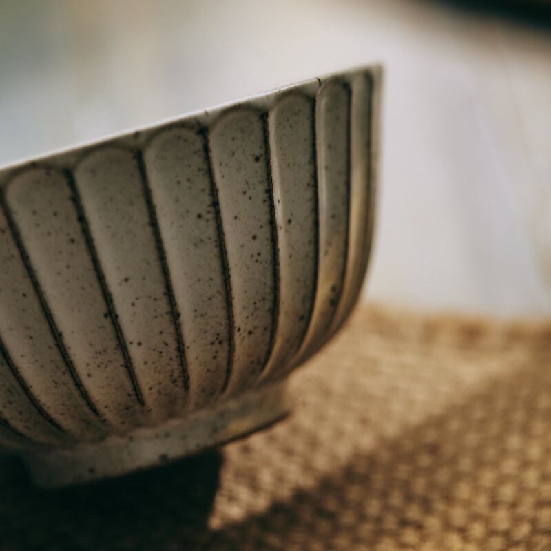 Gohobi handmade ceramic bowl Japanese style tableware stoneware