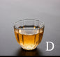 Gohobi Handmade glass tea cup Chinese Gongfu tea Kung fu tea Japanese Chado wabi sabi