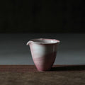 Gohobi Handmade Pink Tea pitcher/ Fair cup, Hand painted, vintage, high quality, Rustic, Minimalistic Japanese Tea [Pink Glazed collection]