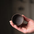 Gohobi  Handmade ceramic tea cup Chinese Gongfu tea Kung fu tea Japanese Teacup small green tea cup   [Old rock mud collection]