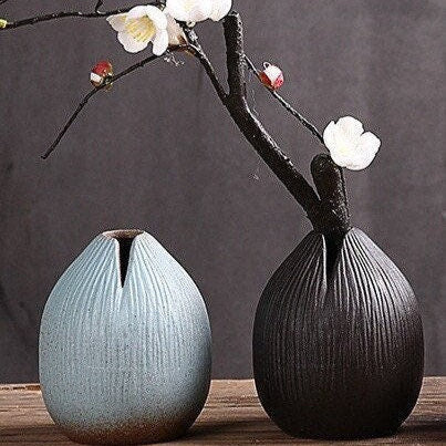 Gohobi Ikebana Vase, Ikebana set, Japanese vase, Colourful set, Japanese vase set, table decoration, flower arrangement oriental vase zen
