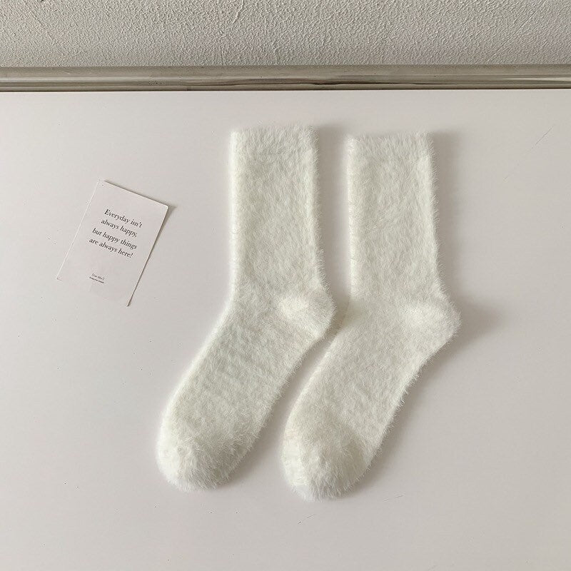 Extra Thick Men Socks, Winter socks, Men Winter Socks, gift for him faux fur mink